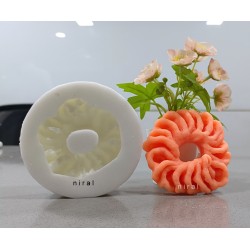 Imrati-Jalebi type Silicone Candle Mould HBY824, Niral Industries
