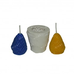 Strawberry Silicone Candle Mould HBY666, Niral Industries