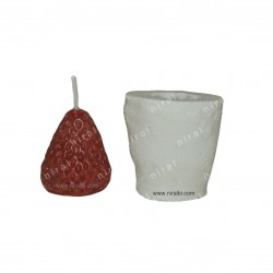Strawberry Silicone Candle Mould HBY666, Niral Industries
