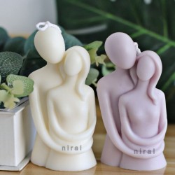 Connected Souls Silicone Candle Mould HBY840, Niral Industries
