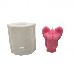 Heavenly Hero Silicone Candle Mould HBY842, Niral Industries