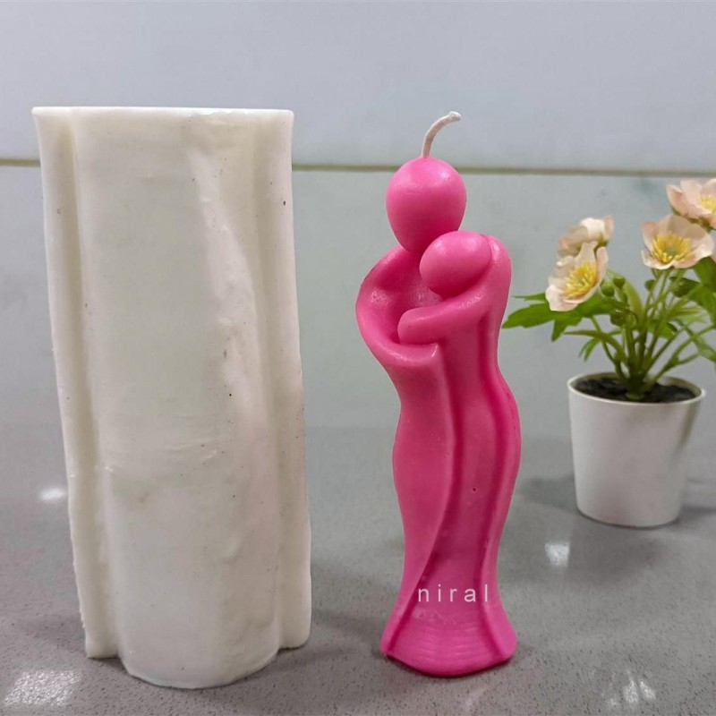 Celestial Couple Silicone Candle Mould HBY843, Niral Industries
