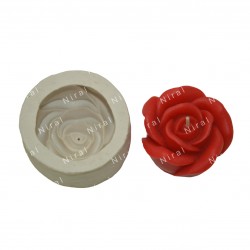 Regal Rose silicone Candle Mold HBY599, Niral Industries