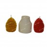 Majestic Pinecone silicone Candle Mold HBY582, Niral Industries