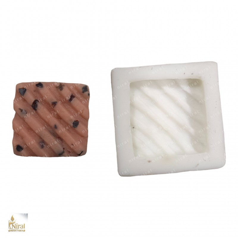 HIDE & SEEK Biscuit Silicone Candle Mould HBY862, Niral Industries