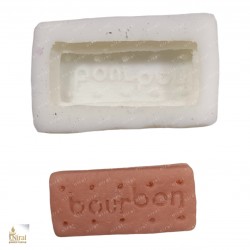 Bourboun Biscuit Silicone Candle Mould HBY864, Niral Industries