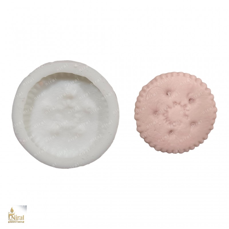 Monacco Biscuit Silicone Candle Mould HBY866, Niral Industries