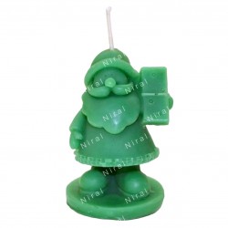 Merry Melody Santa silicone Candle Mold HBY568, Niral Industries