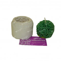 Petite Rose Sphere Candle Mold HBY522, Niral Industries