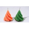 Swirll Twisted Large Palm Leaf Silicone Candle Mould HBY855, Niral Industries