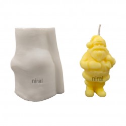 Santa's Grand Silicone Candle Mould HBY856, Niral Industries