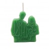 Wedding Couple Flat Silicone Candle Mould HBY859, Niral Industries