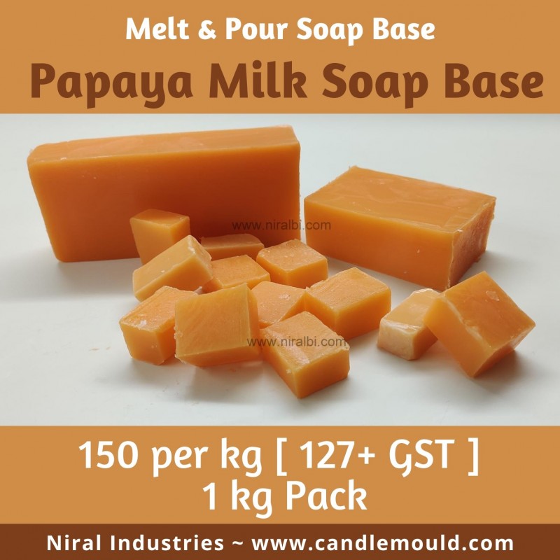 Niral's New Papaya Milk Soap Base