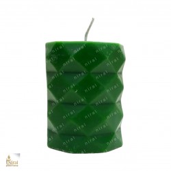 Radiant Jewel Pillar Silicone Candle Mold HBY750, Niral Industries