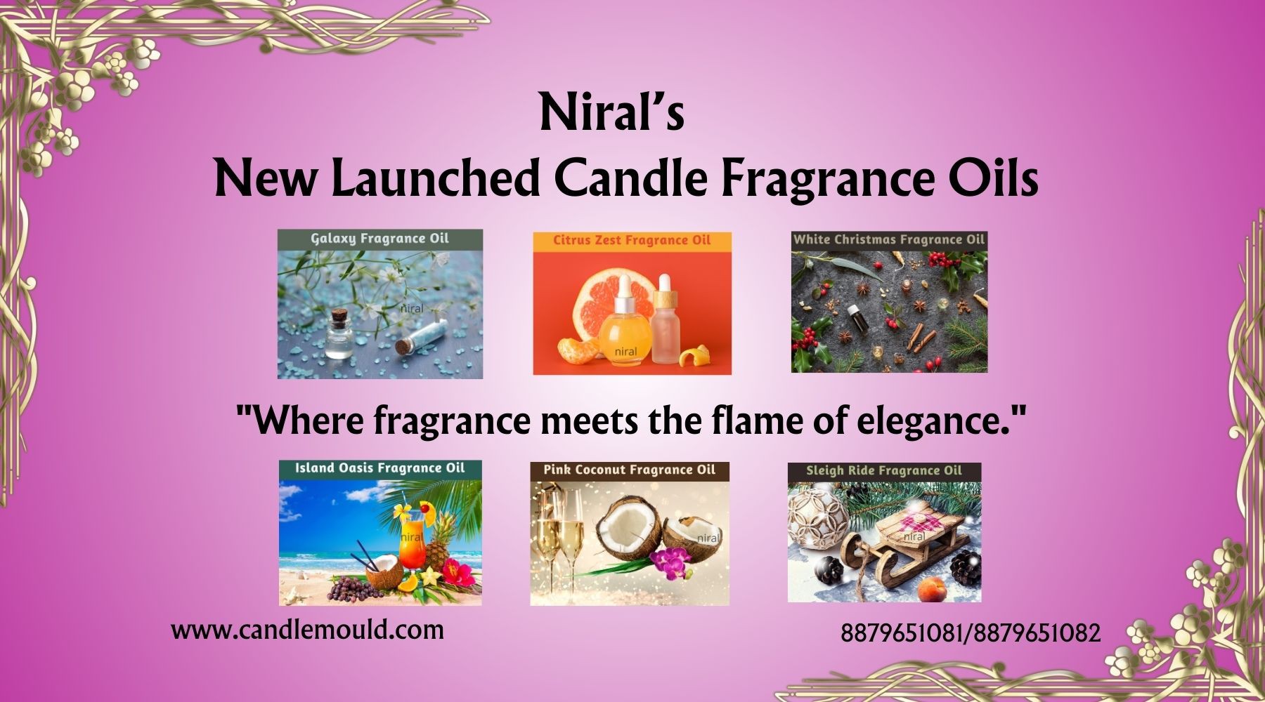 Niral’s New Candle Fragrance Oil